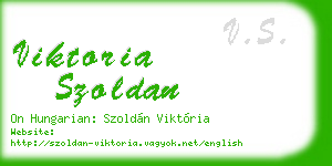 viktoria szoldan business card